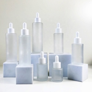 Chai Mỹ Phẩm Mới 20Ml 30Ml 40Ml 50Ml 60Ml 80Ml 100Ml Chai Nhỏ Giọt Sang Trọng Mờ Chai Tinh Dầu Thủy Tinh Có Ống Nhỏ Giọt - Product Image 4