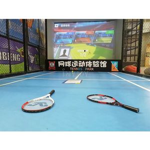 Simulador de tenis AR para adultos/niños, parque de atracciones de realidad <span class=keywords><strong>virtual</strong></span>, juego de fitness, interactivo, de pared - Product Image 1