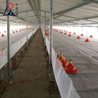 Filet plat en plastique extrudé HDPE/PP, maille de sol pour l'élevage de poulets, cailles, volailles