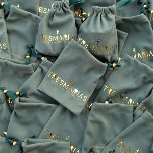 Custom Logo Printed Premium Soft Velvet <b>Pouch</b> Soft Velvet Gift Packaging Bag Small <b>Drawstring</b> Velvet <b>Pouches</b> for Jewellery - Product Image 4