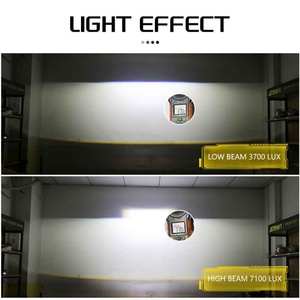 SANVI M6 High Bright Factory 49W 6000K 2 Inch Car Headlights Bi LED <b>Projector</b> Lens Headlight for Car <b>Lights</b> - Product Image 5