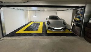 Vente en gros de tapis de sol de garage complet carrés carreaux d'<span class=keywords><strong>étanchéité</strong></span> étanches aux liquides drain indifférent polypropylène emboîtement plastique - Product Image 4