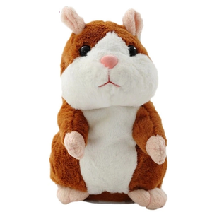 Ghi Âm Giọng Nói Đồ Chơi Điện Nói Chuyện <span class=keywords><strong>Hamster</strong></span> Lặp Lại Đồ Chơi Nhồi Bông Sang Trọng Đáng Yêu Nói Chuyện <span class=keywords><strong>Hamster</strong></span> Đồ Chơi Lặp Lại Chuột Nói Chuyện - Product Image 1