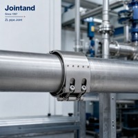 Acoplamento Universal Multiuso Série Jointand ZL com Vedações Substituíveis de EPDM/NBR/MVQ de Grau Alimentício, Pressão de 16 Bar, 5 Anos de Garantia