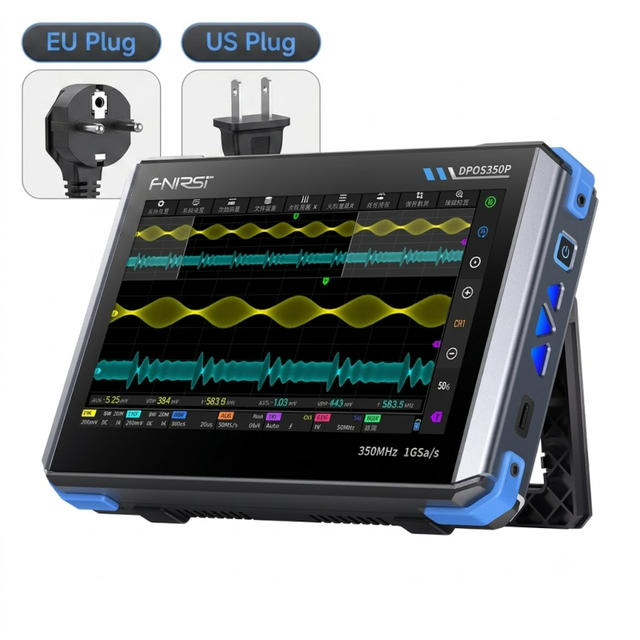 FNIRSI DPOS350P 4-IN-1 350MHz 1GSPS Tablet Oscilloscope Signal Generator Spectrum Analyzer Frequency Response Analyzer