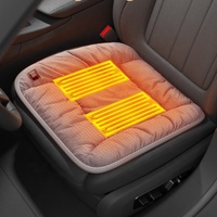Cojín de Asiento de Coche Calefactable de Terciopelo Holandés de Lujo Anjuny con Tres Ajustes de Temperatura para Audi A3/A4, Ajuste Universal