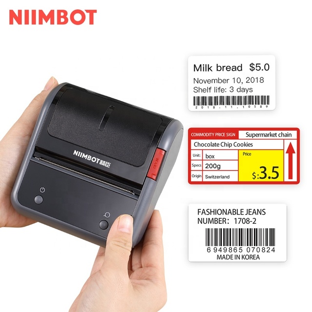 Niimbot B3S 75mm Mini Custom Sticker Label logo Printer Supermarket Thermal Portable Printer