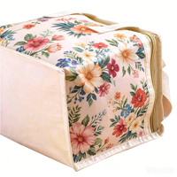 Sacs isothermes de pique-nique personnalisés en PP laminé recyclable avec poignée, motif floral, réutilisables, film d'aluminium isolant thermique