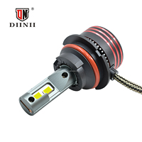 Ampoules de phare LED mini haute puissance M8PRO 9004 12V 130W 13000LM 6500K en aluminium certifiées CE, indice IP68, Plug & Play, ajustement universel