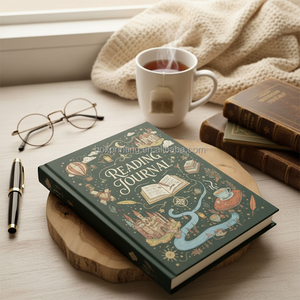 Cuadernos de Tapa Dura Ecológicos Personalizados con Bajo MOQ, Diario de Lectura, Libretas para Amantes de los Libros - Product Image 2