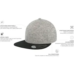Gorra plana de visera para merchandising personalizado - Product Image 3