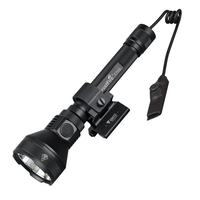 Lampe torche tactique LED rechargeable T70S 2350LM Type-C 1050 mètres IP68 en alliage d'aluminium pour la chasse en extérieur