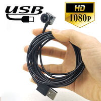 Kamera Web USB 2.0 OEM Lensa Fisheye Mini Sudut Lebar 1080P 4MP 5MP WDR 720P Industri PC UVC Micro Usb Kamera Freezer Penjualan Mandiri