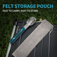 Ensemble de couverts de camping 3-en-1 détachable Xhandle MT-32 en acier inoxydable, cuillère, fourchette, couteau, portable, pour pique-nique en plein air, EDC
