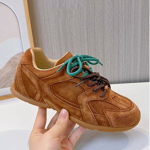 Chaussures décontractées classiques bicolores à bout rond pour femmes, design respirant pour le printemps et l'automne, port quotidien, plates et délicates - Product Image 6