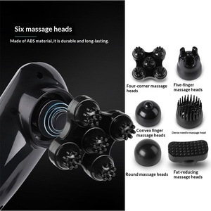 Massaggiatore Elettrico Portatile con Funzione Musicale, Ricaricabile, per Collo, Cervicale, <span class=keywords><strong>Schiena</strong></span> e Vita, con Vibrazione - Product Image 3