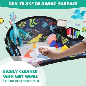 Free sample Kids Waterproof Car Seat <b>Lap</b> Car Seat Activities <b>Tray</b> for Toddler & Kids Travel Play Activity <b>Lap</b> Kids Travel <b>Tray</b> - Product Image 3
