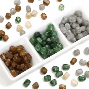 Perline in Resina Irregolare Effetto <span class=keywords><strong>Ambra</strong></span> Naturale per Creazione di Gioielli, Vendita Diretta all'Ingrosso - Product Image 1