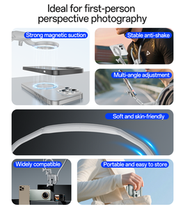 Yesido Magnetic Neckband Multifunktion ale Hals halterung Erste-Person-Perspektive Fotografie Telefon halter C332 - Product Image 3