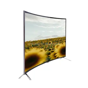 Оптовая продажа светодиодных телевизоров 43 50 55 60 65 дюймов изогнутый экран 4k ultra hd smart android TV