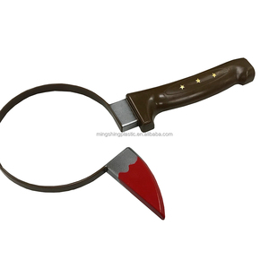 <b>Halloween</b> Novelty Knife Head Joke Gag Toy Plastic Costume Accessory for Kids 8-13 Years - Product Image 2