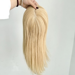 Pelucas de Cabello Natural para Mujer, Mono 5.5*6.5, para Cabello Fino, Color Natural, 130% de Densidad # 18 - Product Image 2