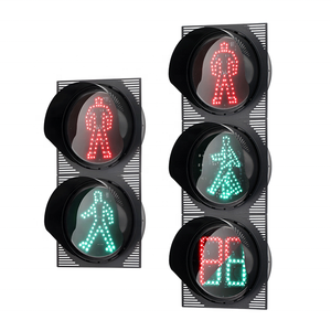 وحدة إشارات مرور مخصصة بهيكل <span class=keywords><strong>LED</strong></span> قابل للاستبدال، 300 مم 400 مم، أحمر أخضر، إشارة مرور كروية مع سهم للمشاة - Product Image 4