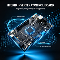 Placa de Control del Inversor Híbrido, PCB PCBA, Placa Principal del Controlador para Sistema de Almacenamiento de Energía con Inversor Híbrido Solar Fuera de la Red