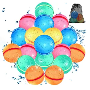 Soppycid Self Sealing Reusable Water Balloon Balloon Bomb Bunch O Refillable Water Balloons Quick Fill Happy Water Bombs