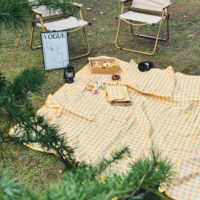 Couverture de pique-nique d'extérieur résistante à l'eau pour le camping, la randonnée et les festivals