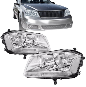 Remplacement de phares halogènes clairs de haute qualité pour 2008-2014 <span class=keywords><strong>Dodge</strong></span> <span class=keywords><strong>Avenger</strong></span> gauche + droite CH2502182 CH2503182 paire ensemble - Product Image 4