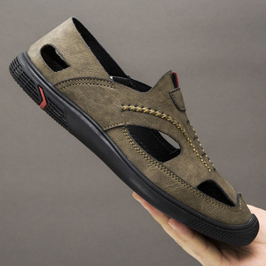 Men's Summer Open Sandals Lightweight Cushioning Waterproof Breathable Arch <b>Support</b> Outdoor Walking Beach Sports Casual - Product Image 3