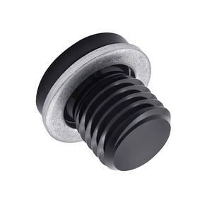 Tapón de sellado de brida de aluminio con rosca hexagonal interna M12*1.5, mecanizado CNC, logotipo personalizado aceptable - Product Image 5