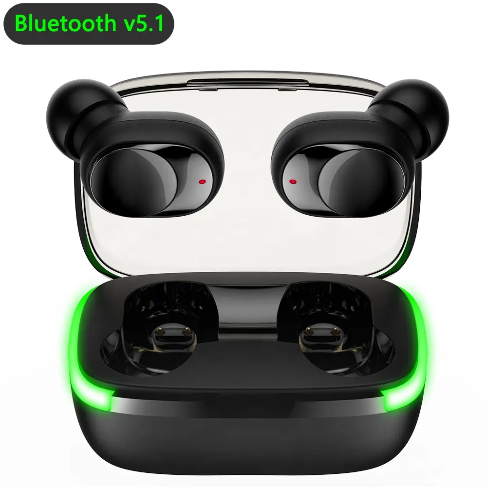 NEW Y60 TWS BLE Earbuds True Wireless Earphones for Xiaomi Redmi Sports Headsets with Bass Music Microphone Headphones Black