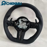 Volant de voiture en cuir, livraison directe d'usine, pour BMW Série E : E81 E82 E87 E88 E90 E91 E92 E93 E84 E70 E71 E89 E80 E89