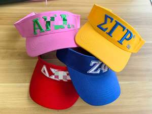 1922 3D刺繍ギリシャ文字ソロリティ帽子ガンマロー帽子面白いバイザー帽子 - Product Image 2