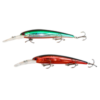 Kit de leurres de pêche en plastique imprimé pour brochet, carpe et truite, 8,5g, 17,5g, 20g, directement de l'usine, pour la pêche en lac, ruisseau ou rivière