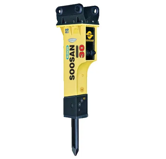 soosan silence type SB30 hydraulic rock breaker excavator breaker