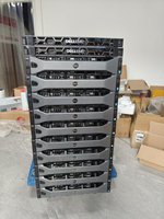 Servidor en rack 2U usado R730xd (12LFF+2SFF) H730MINI con 2 fuentes de alimentación, soportes de bisel, ventiladores y disipadores completos