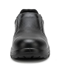 Chaussures de sécurité en cuir pour hommes les plus vendues avec embout en acier, fermeture à lacets, antidérapantes pour l'usine et la construction - Product Image 3