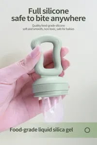 Silikon Zahnen Spielzeug Baby Fütterer Schnuller mit Netz