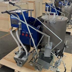 TOPROAD Venta al por mayor Hot Melt Hand Push Double <span class=keywords><strong>Spreader</strong></span> Marking Machine para rociar líneas de señalización vial - Product Image 4