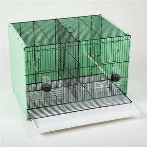 Cage à oiseaux d'élevage double vol de 23 pouces, empilable, avec panneau latéral, emballage carton, bouton-pression durable certifié DOT - Product Image 3