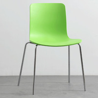 Chaises de salle à manger en plastique en gros pour la maison, café, salon, conférence, formation, restaurant, bureau – modernes, minimalistes, décontractées avec dossier