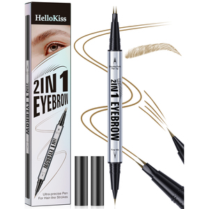 Lápiz Delineador de Cejas Líquido de Doble Punta, Resistente al Agua, de Secado Rápido y Larga Duración, 5 Colores Disponibles, con Cepillo y Punta Bifurcada, Etiquetado Personalizado - Product Image 3