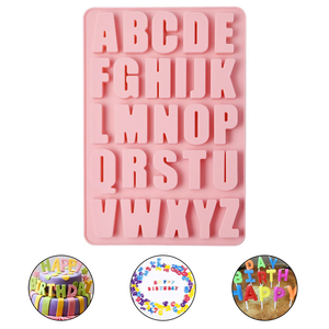 Wholesale Supplier Custom Packaging Bpa Free Alphabet Non-Stick English Letter Silicone <b>Cake</b> Baking <b>Mold</b> for Promotional Gifts - Product Image 4