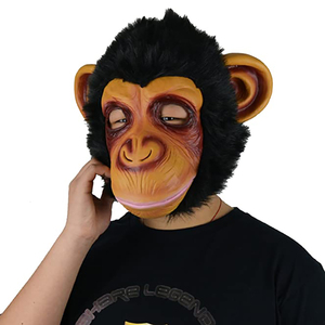 <span class=keywords><strong>Masque</strong></span> de <span class=keywords><strong>singe</strong></span> en <span class=keywords><strong>latex</strong></span> en gros d'usine, <span class=keywords><strong>masque</strong></span> de tête d'animal, costume d'Halloween, nouveauté, cosplay, <span class=keywords><strong>masque</strong></span> d'animal gorille - Product Image 1
