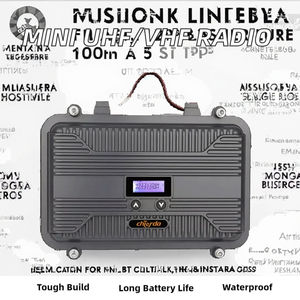 アナログミニデュプレックス10W IP65双方向無線ポータブルV9基地局20KMトークレンジUHF <span class=keywords><strong>VHF</strong></span>トランシーリピーター - Product Image 2