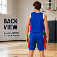 Uniforme de Baloncesto Personalizado para Hombre, Cuello en V, Sin Mangas, Transpirable y que Absorbe la Humedad, para Entrenamientos Diarios de Equipos Universitarios