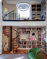 Escalier en spirale préfabriqué en acier pour économiser de l'espace, kit d'escalier circulaire pour petit appartement ou grenier